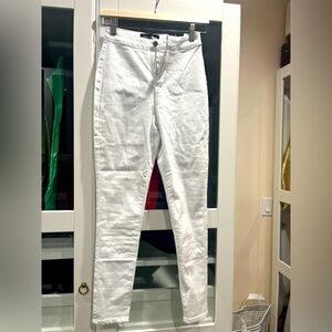 Fashion nova white jeans denim